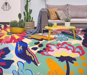 3D Happy Doodle 1269 Floor Mural  Wallpaper Murals Self-Adhesive Removable Print Epoxy