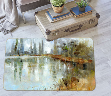 3D Country Road 1012 Anne Farrall Doyle Rug Non Slip Rug Mat