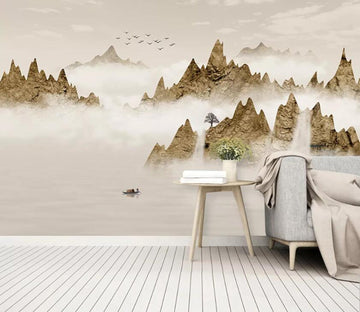 3D Misty Valley WC53 Wall Murals Wallpaper AJ Wallpaper 2 