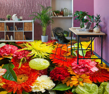 3D Romantic Flowers 1113 Floor Mural  Wallpaper Murals Self-Adhesive Removable Print Epoxy