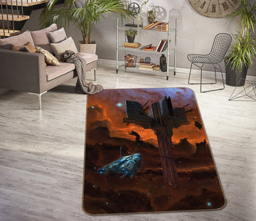 3D Alien Artifact 1007 Vincent Hie Rug Non Slip Rug Mat Mat AJ Creativity Home 