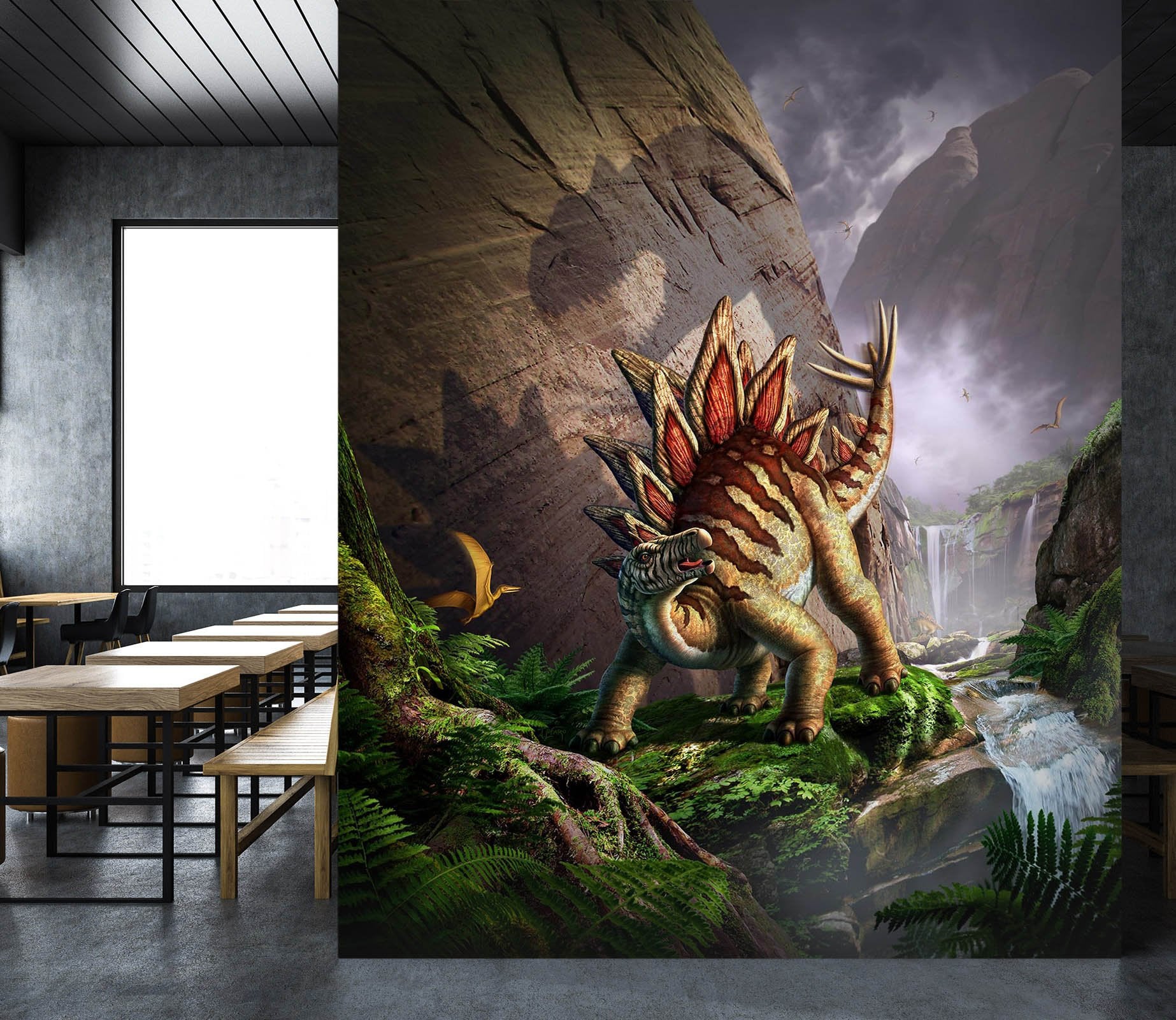 3D Ancient Dinosaur 1399 Jerry LoFaro Wall Mural Wall Murals Wallpaper AJ Wallpaper 