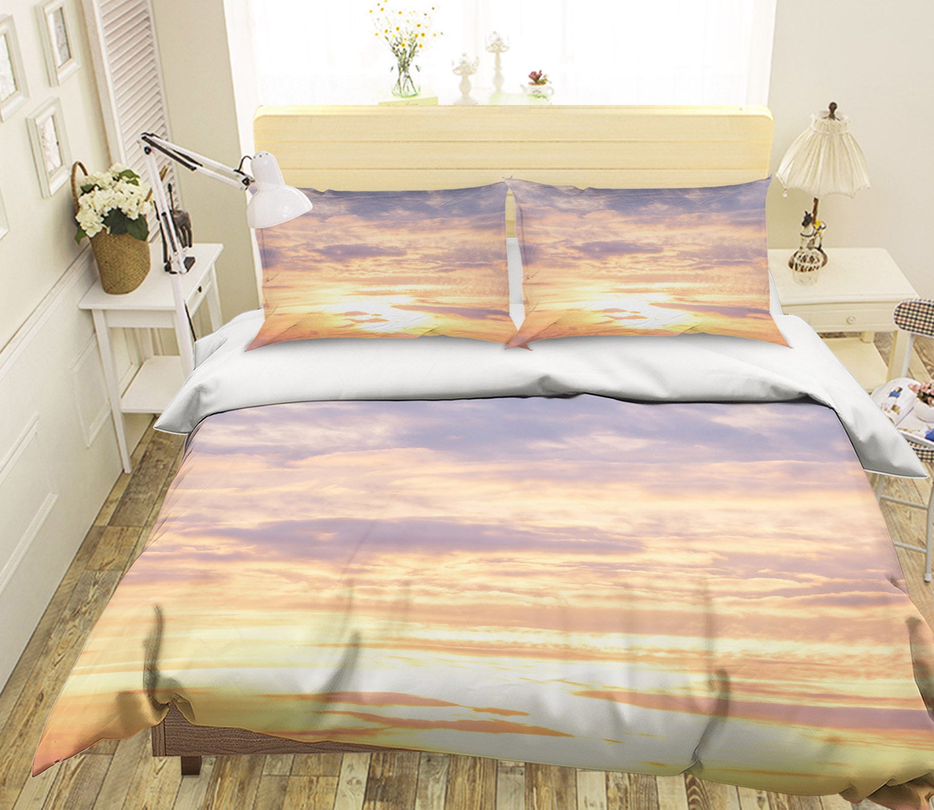 3D Sunset Clouds 7204 Assaf Frank Bedding Bed Pillowcases Quilt Cover Duvet Cover