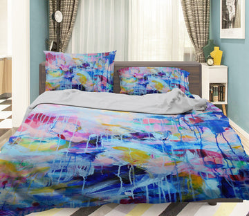 3D Colorful Watercolor 1124 Misako Chida Bedding Bed Pillowcases Quilt