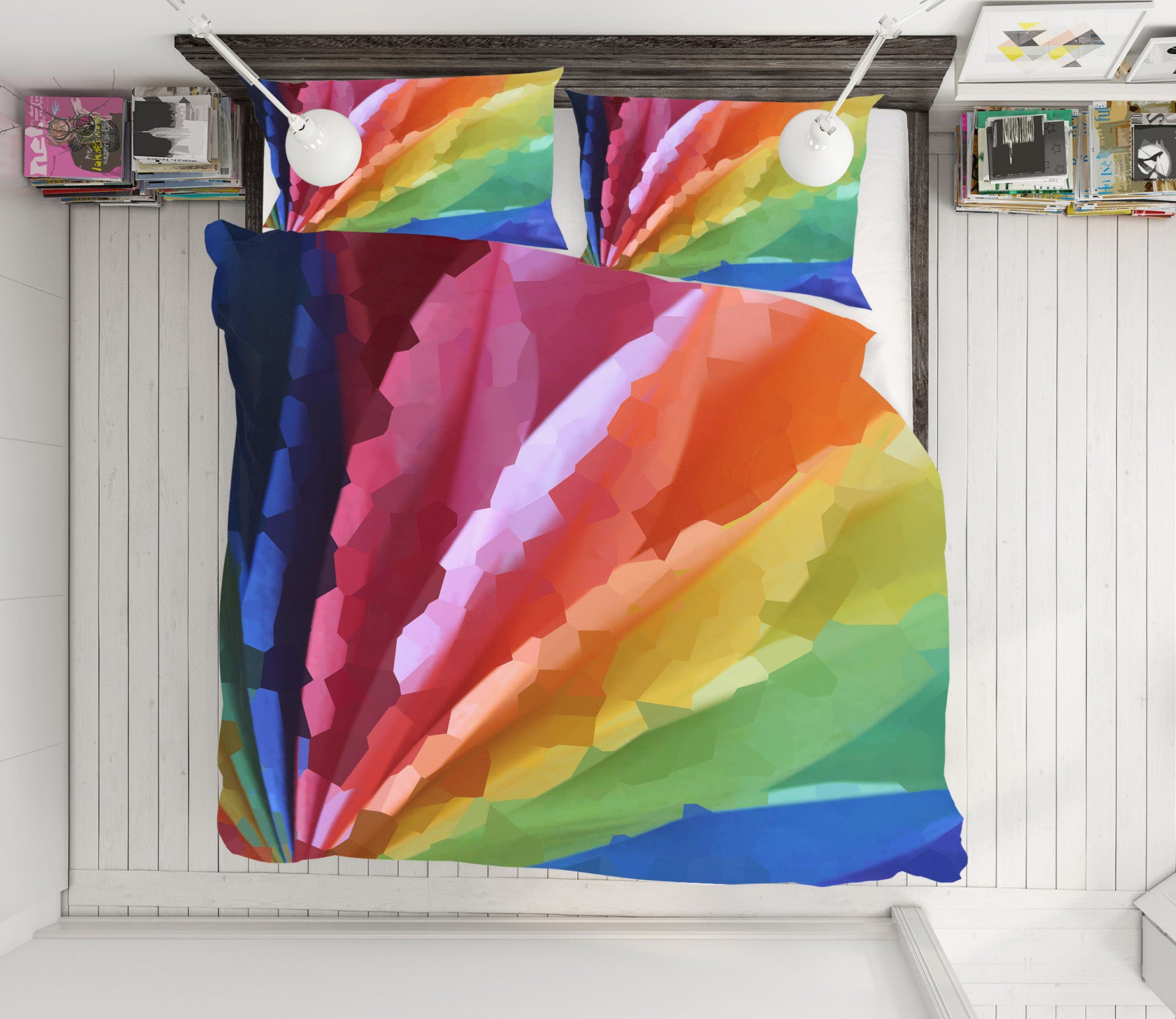 3D Colored Feathers 19142 Shandra Smith Bedding Bed Pillowcases Quilt