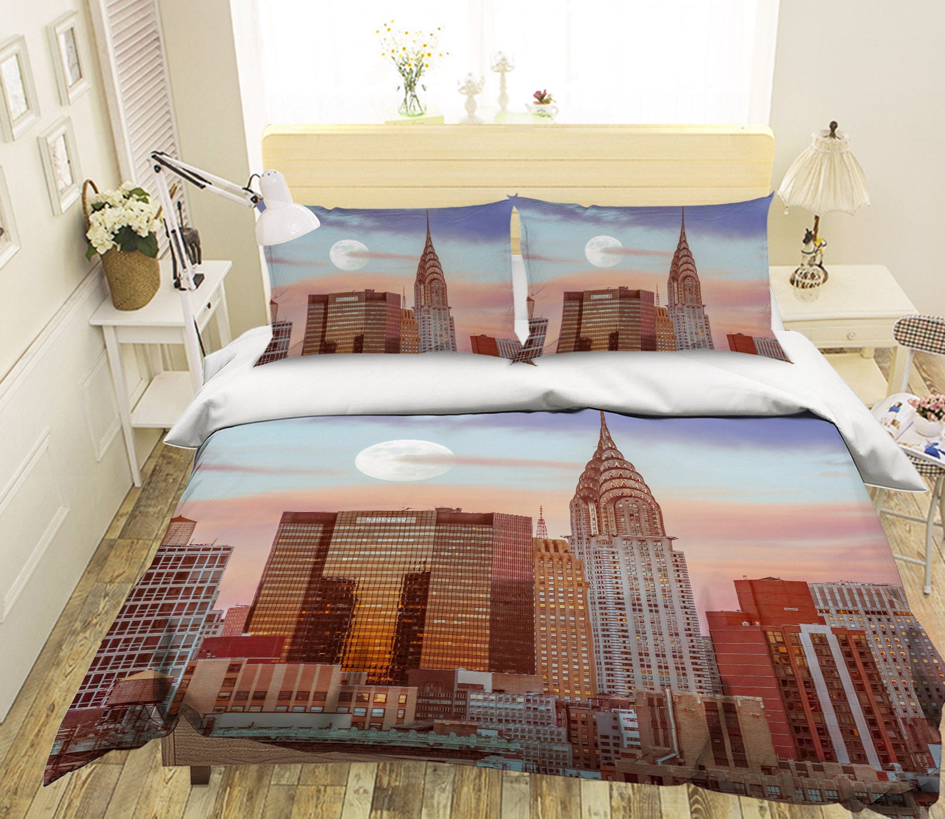 3D City Tower 7120 Assaf Frank Bedding Bed Pillowcases Quilt Cover Duvet Cover