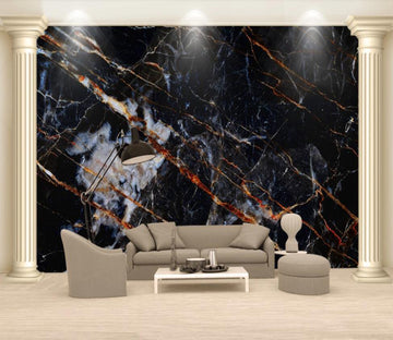 3D Interlaced Textures In Black 2178 Wall Murals
