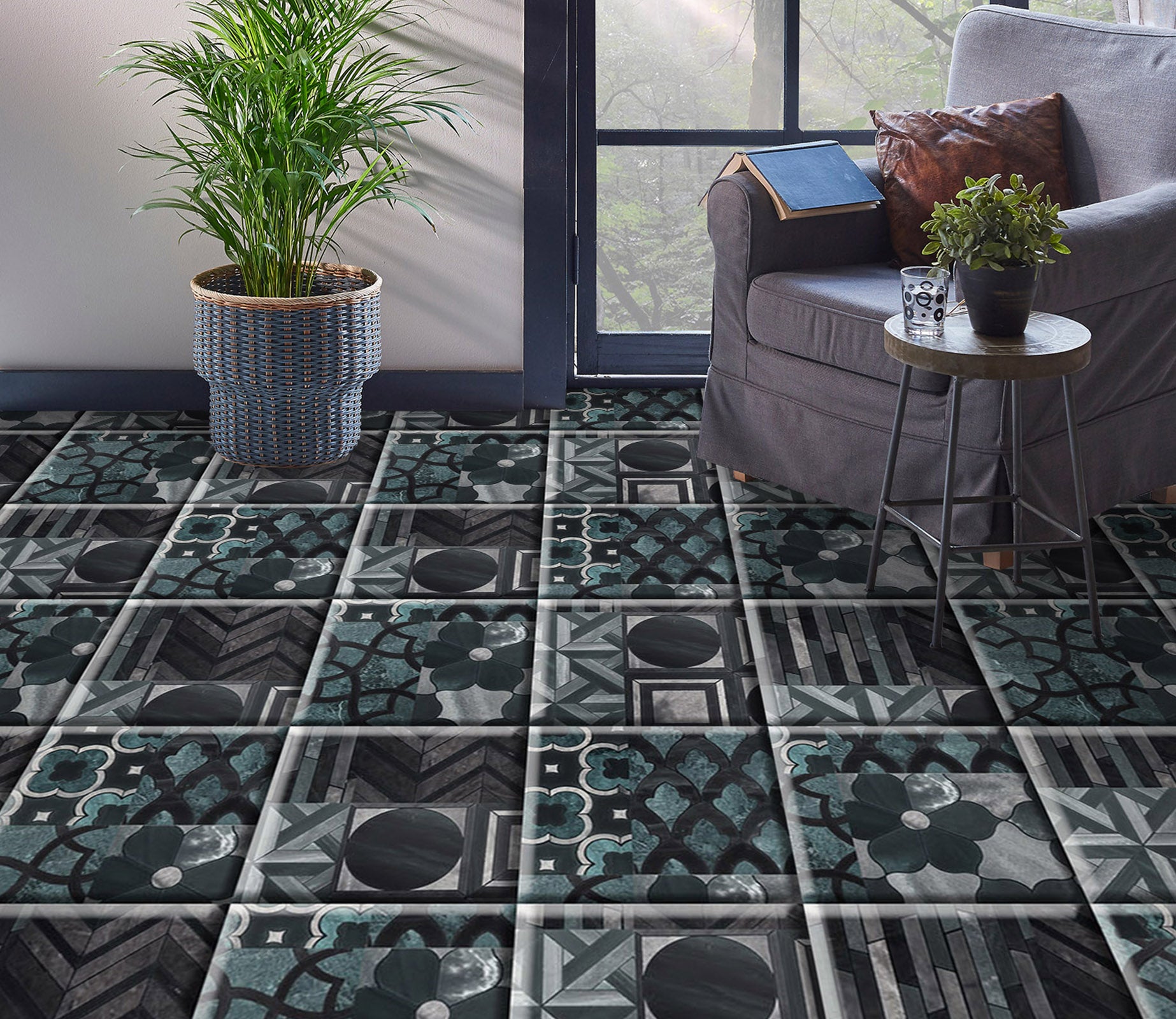 3D Advanced Refinement 989 Floor Mural  Wallpaper Murals Self-Adhesive Removable Print Epoxy