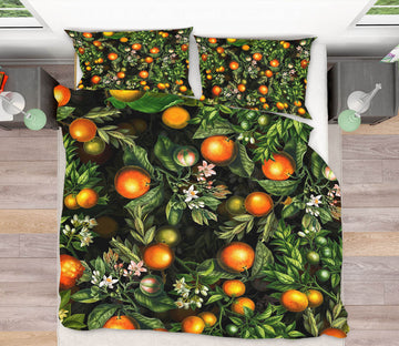 3D Ripe Oranges 108 Uta Naumann Bedding Bed Pillowcases Quilt