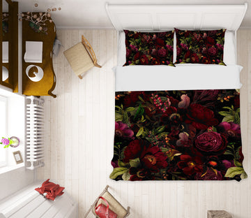 3D Vintage Flower 186 Uta Naumann Bedding Bed Pillowcases Quilt