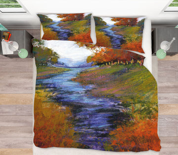 3D Woods Creek 1048 Michael Tienhaara Bedding Bed Pillowcases Quilt