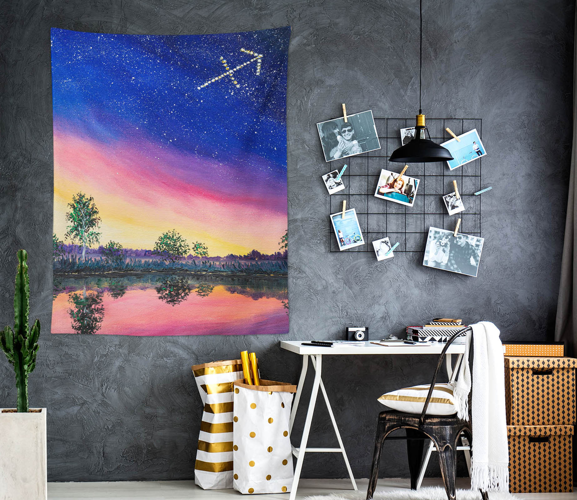 3D Beautiful Star 5294 Marina Zotova Tapestry Hanging Cloth Hang