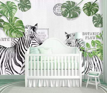 3D Zebra WC27 Wall Murals Wallpaper AJ Wallpaper 2 