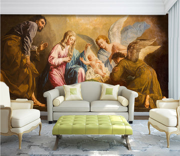 3D Angel Birth 1535 Wall Murals