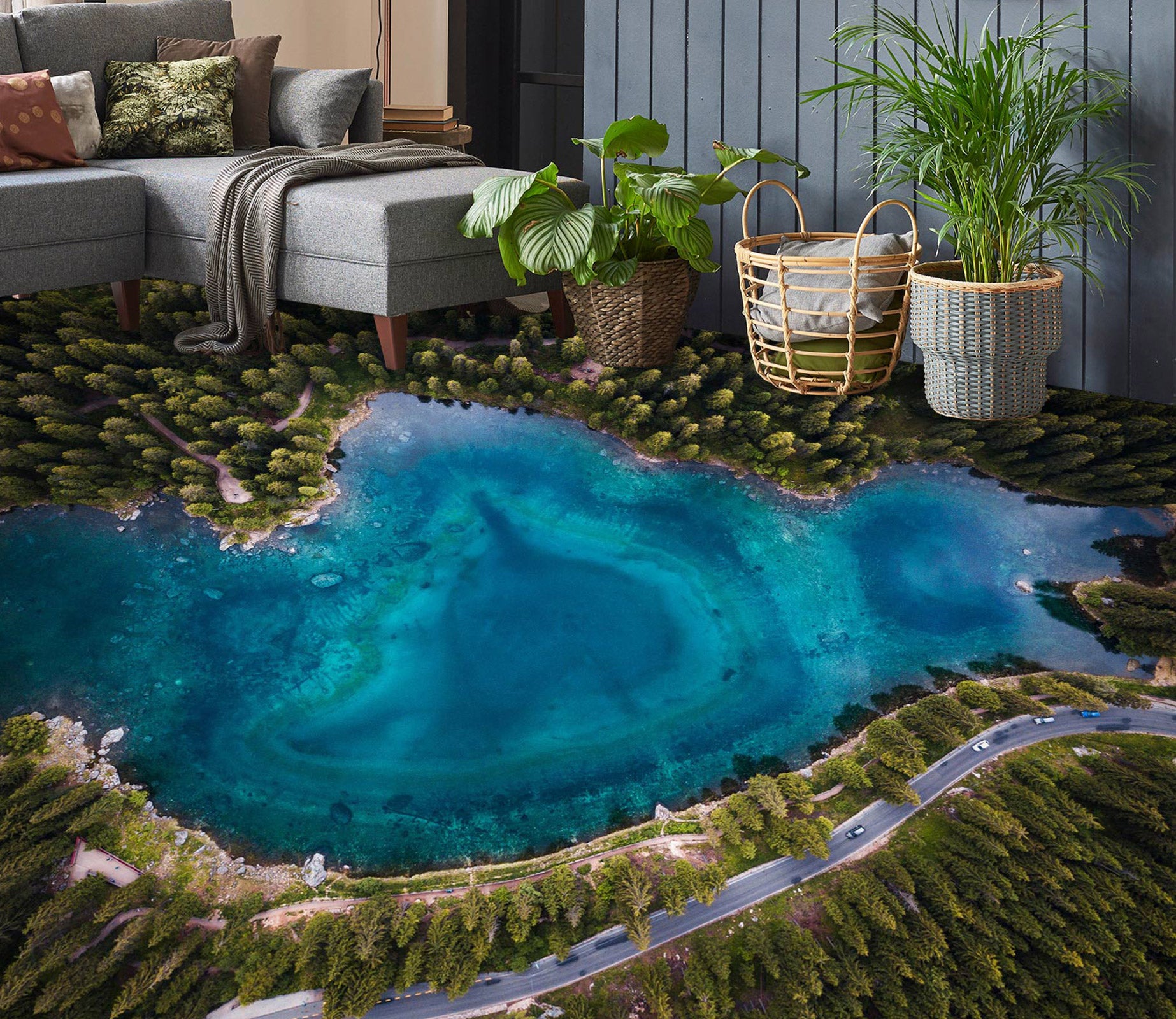 3D Tall Woods 166 Floor Mural  Wallpaper Murals Rug & Mat Print Epoxy waterproof bath floor