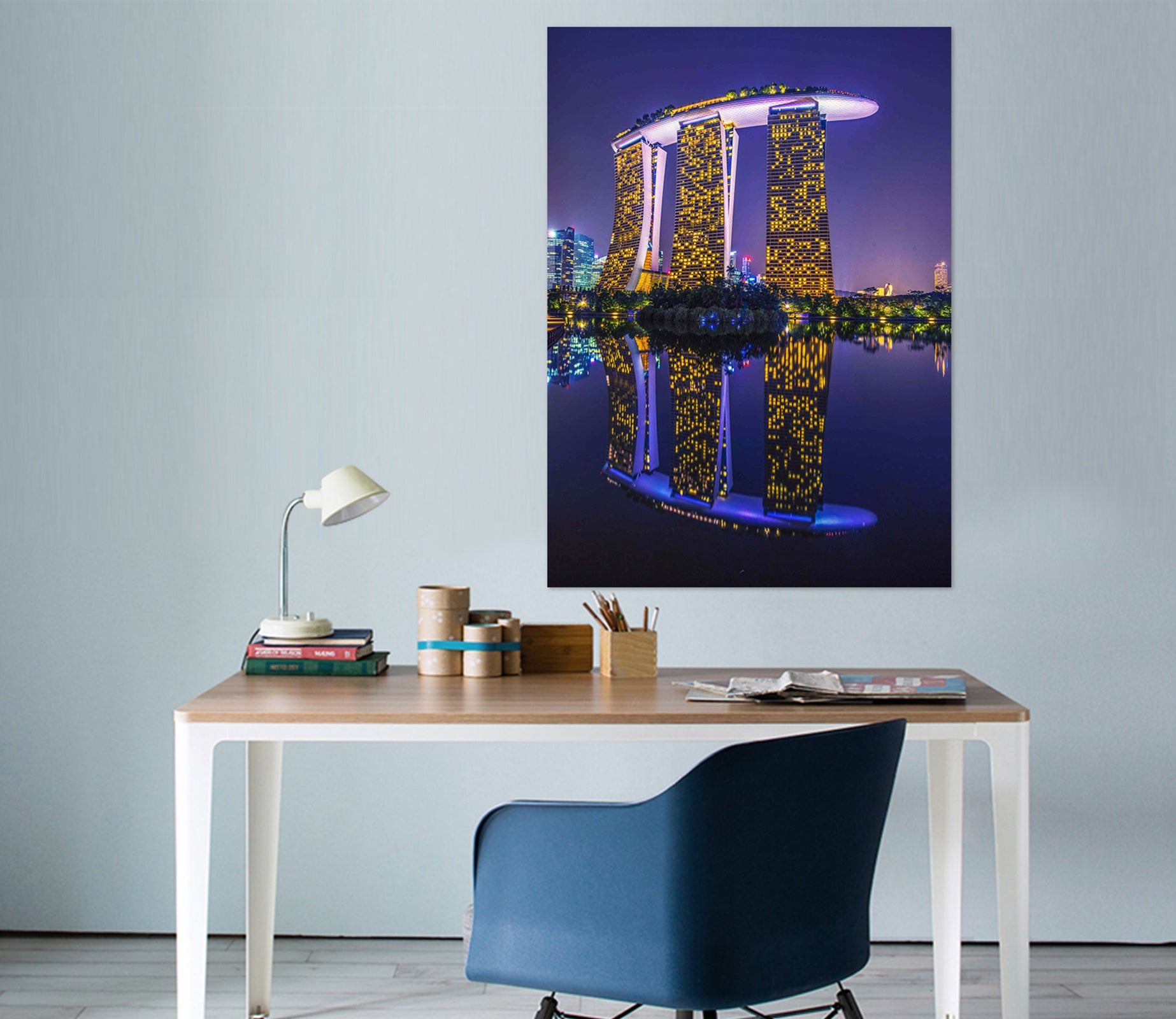 3D Lights City 196 Marco Carmassi Wall Sticker
