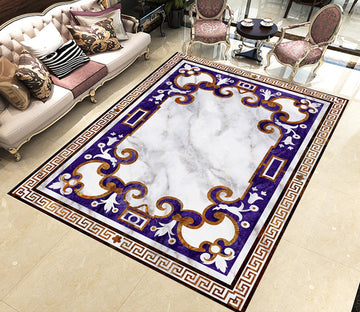 3D Blue Marble Pattern WG391 Floor Mural Wallpaper AJ Wallpaper 2 