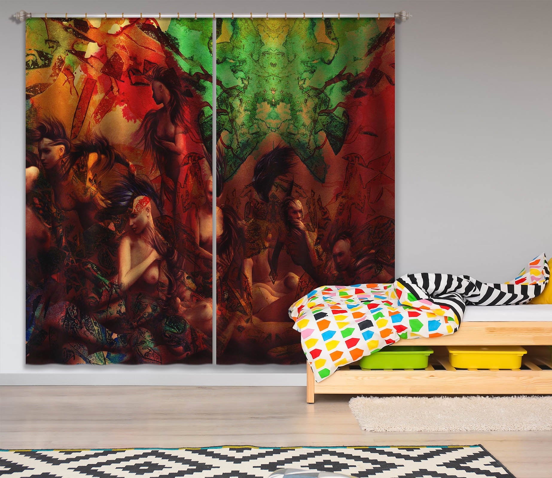 3D Life In Technicolor 045 Marco Cavazzana Curtain Curtains Drapes