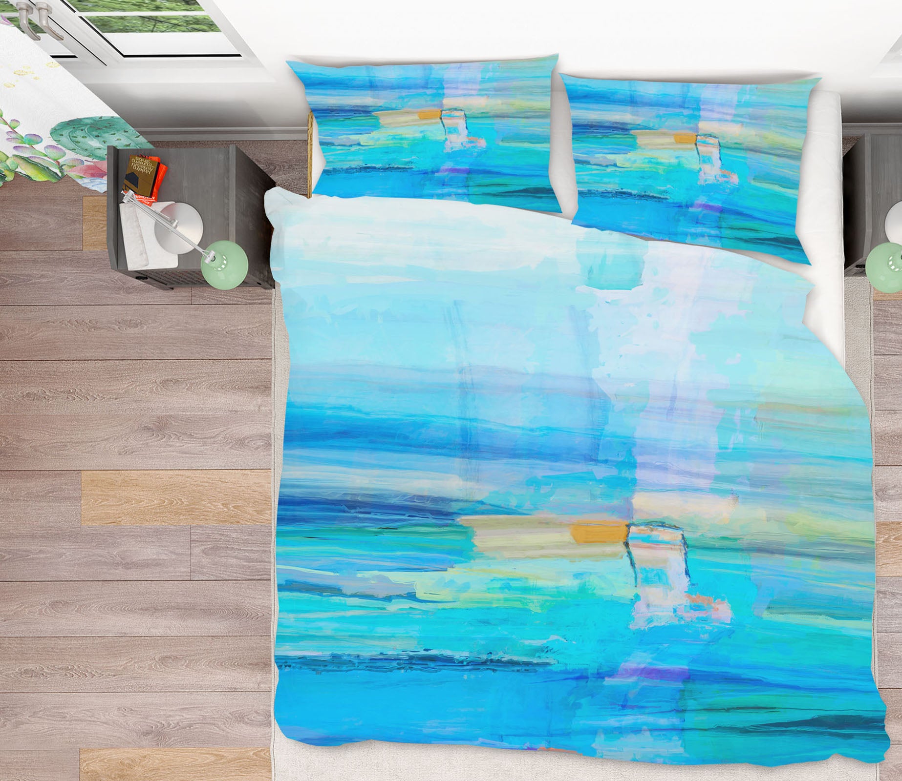 3D Blue Sea 2106 Michael Tienhaara Bedding Bed Pillowcases Quilt