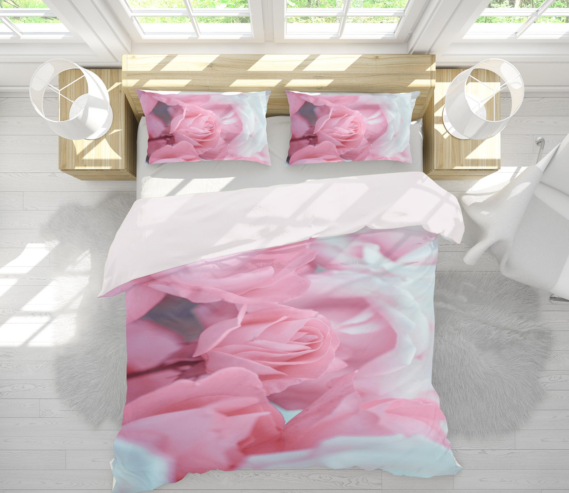 3D Beautiful Rose 6917 Assaf Frank Bedding Bed Pillowcases Quilt Cover Duvet Cover