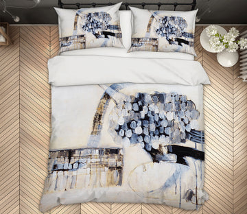 3D Vintage Blue 1206 Misako Chida Bedding Bed Pillowcases Quilt Cover Duvet Cover