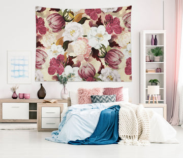 3D Pink Flower 5349 Uta Naumann Tapestry Hanging Cloth Hang