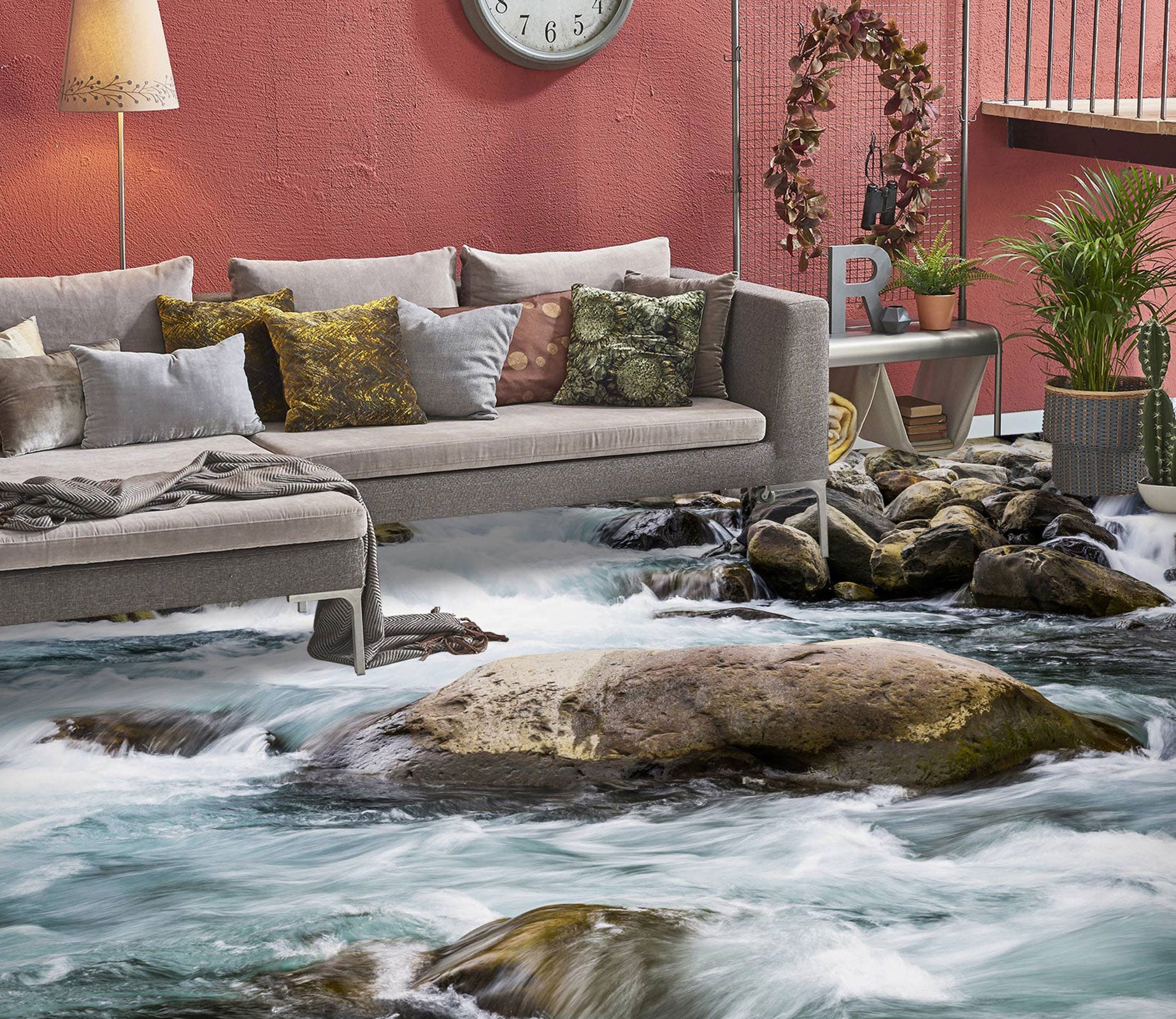 3D The Power Of Water 1033 Floor Mural  Wallpaper Murals Self-Adhesive Removable Print Epoxy