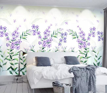 3D Purple Lavender WC12 Wall Murals Wallpaper AJ Wallpaper 2 