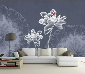 3D Lotus 272 Wall Murals Wallpaper AJ Wallpaper 2 