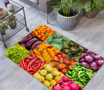 3D Vegetable And Fruit 1021 Assaf Frank Rug Non Slip Rug Mat