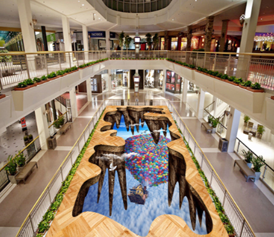 3D Colorful Bubble Ball 258 Floor Mural  Wallpaper Murals Rug & Mat Print Epoxy waterproof bath floor