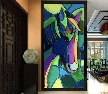 3D Colorful Horse WG051 Wall Murals