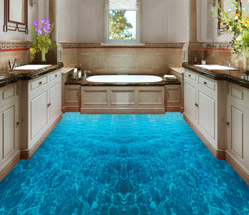 3D Azure Lake 307 Floor Mural  Wallpaper Murals Rug & Mat Print Epoxy waterproof bath floor