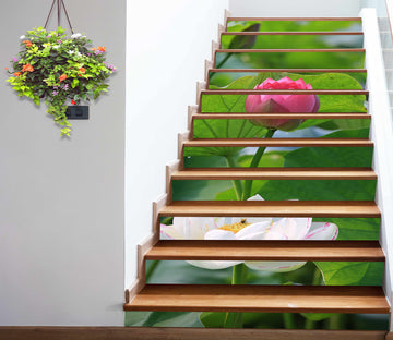 3D Two Color Lotus 454 Stair Risers