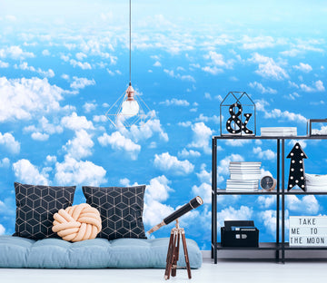 3D Blue Sky 2070 Wall Murals