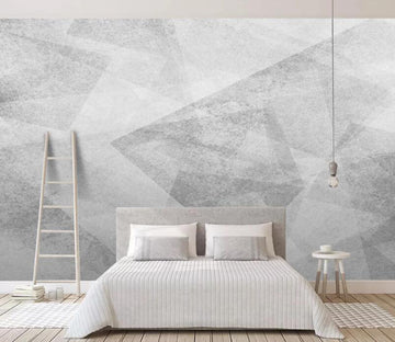 3D Interlaced Gray Texture 624 Wall Murals