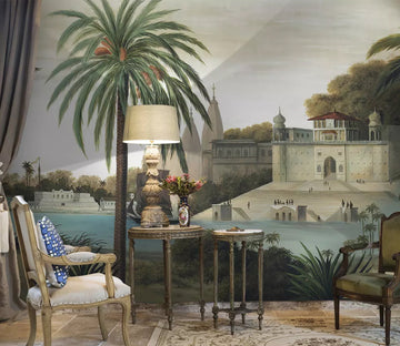 3D Plant Palace WC91 Wall Murals Wallpaper AJ Wallpaper 2 