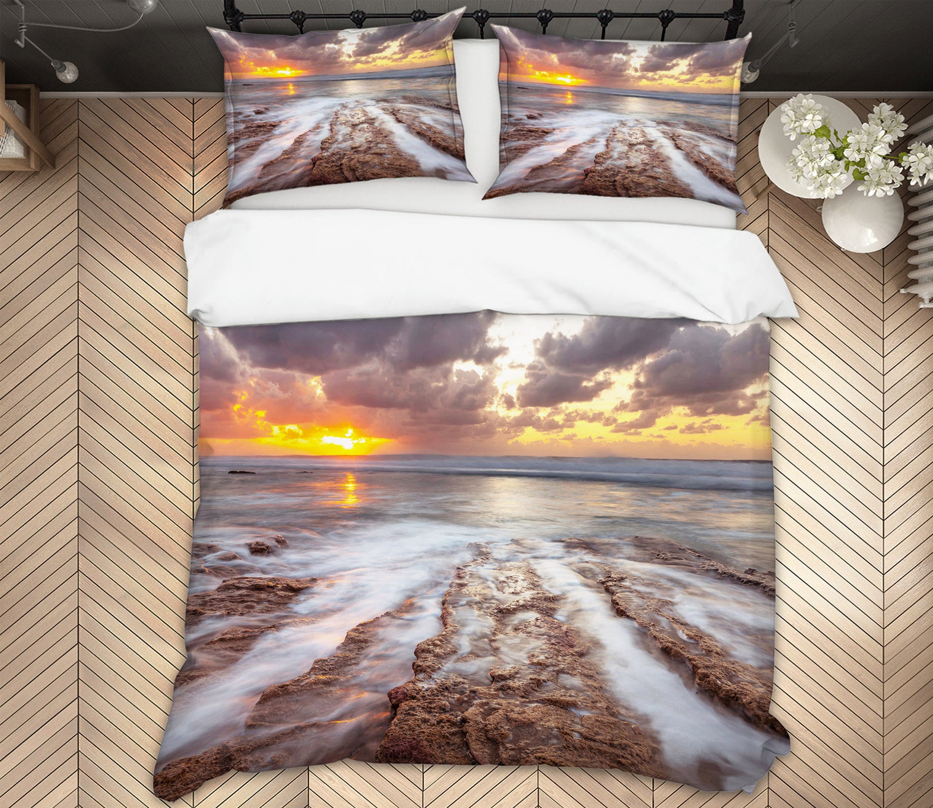 3D Beach Wave 85159 Assaf Frank Bedding Bed Pillowcases Quilt