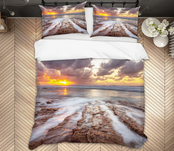 3D Beach Wave 85159 Assaf Frank Bedding Bed Pillowcases Quilt