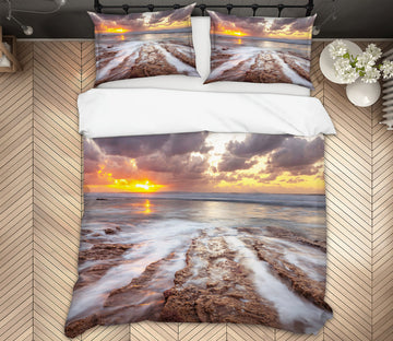 3D Beach Wave 85159 Assaf Frank Bedding Bed Pillowcases Quilt