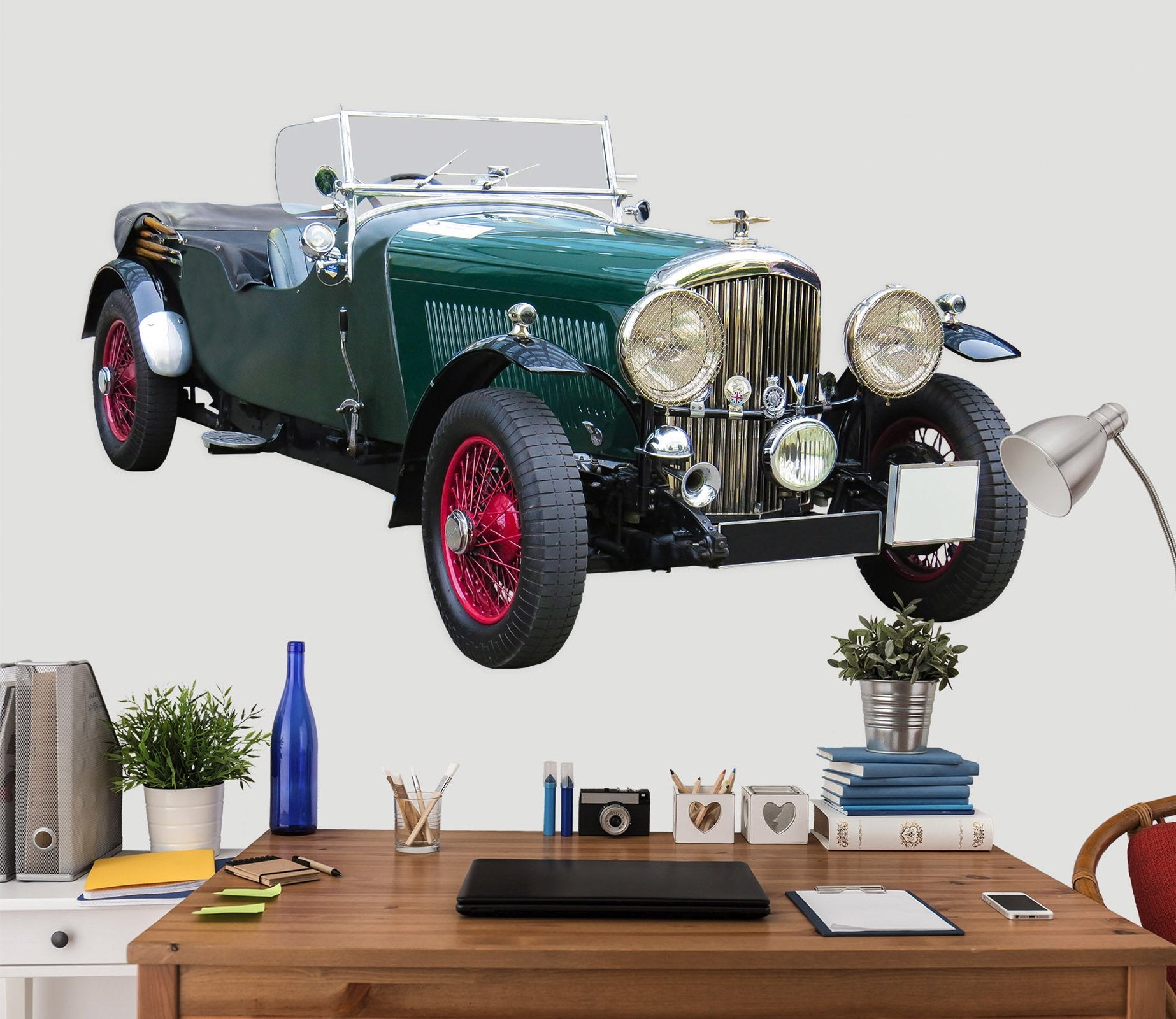 3D Vehicle Green 0257 Vehicles Wallpaper AJ Wallpaper 