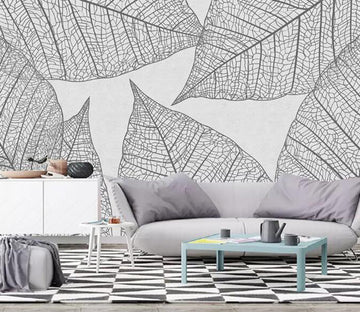 3D Leaf Pattern WG37 Wall Murals Wallpaper AJ Wallpaper 2 