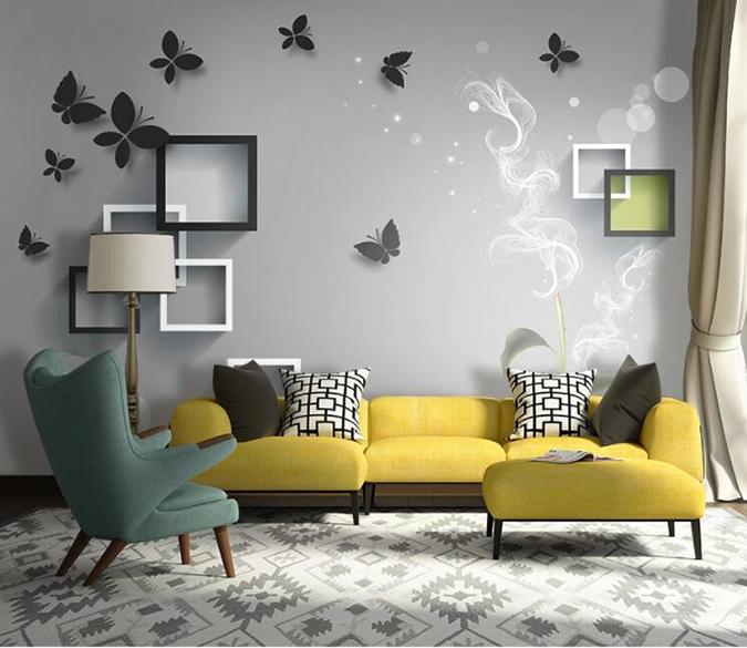 3D Geometric Square 359 Wall Murals Wallpaper AJ Wallpaper 2 