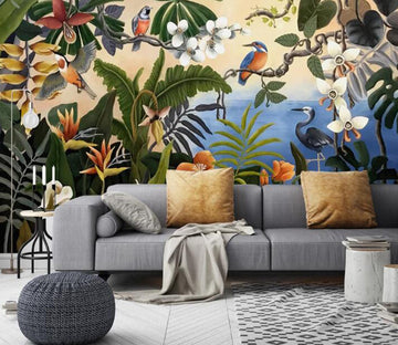 3D Free Jungle 401 Wall Murals