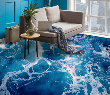 3D Blue Water Art 134 Floor Mural  Wallpaper Murals Rug & Mat Print Epoxy waterproof bath floor