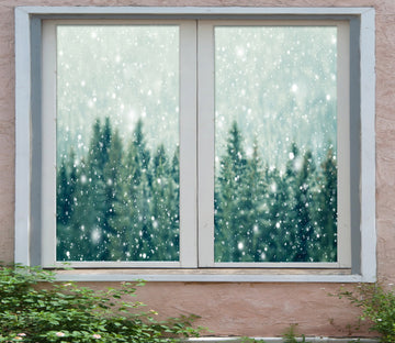 3D Cypress Snowflake 291 Window Film Print Sticker Cling Stained Glass UV Block