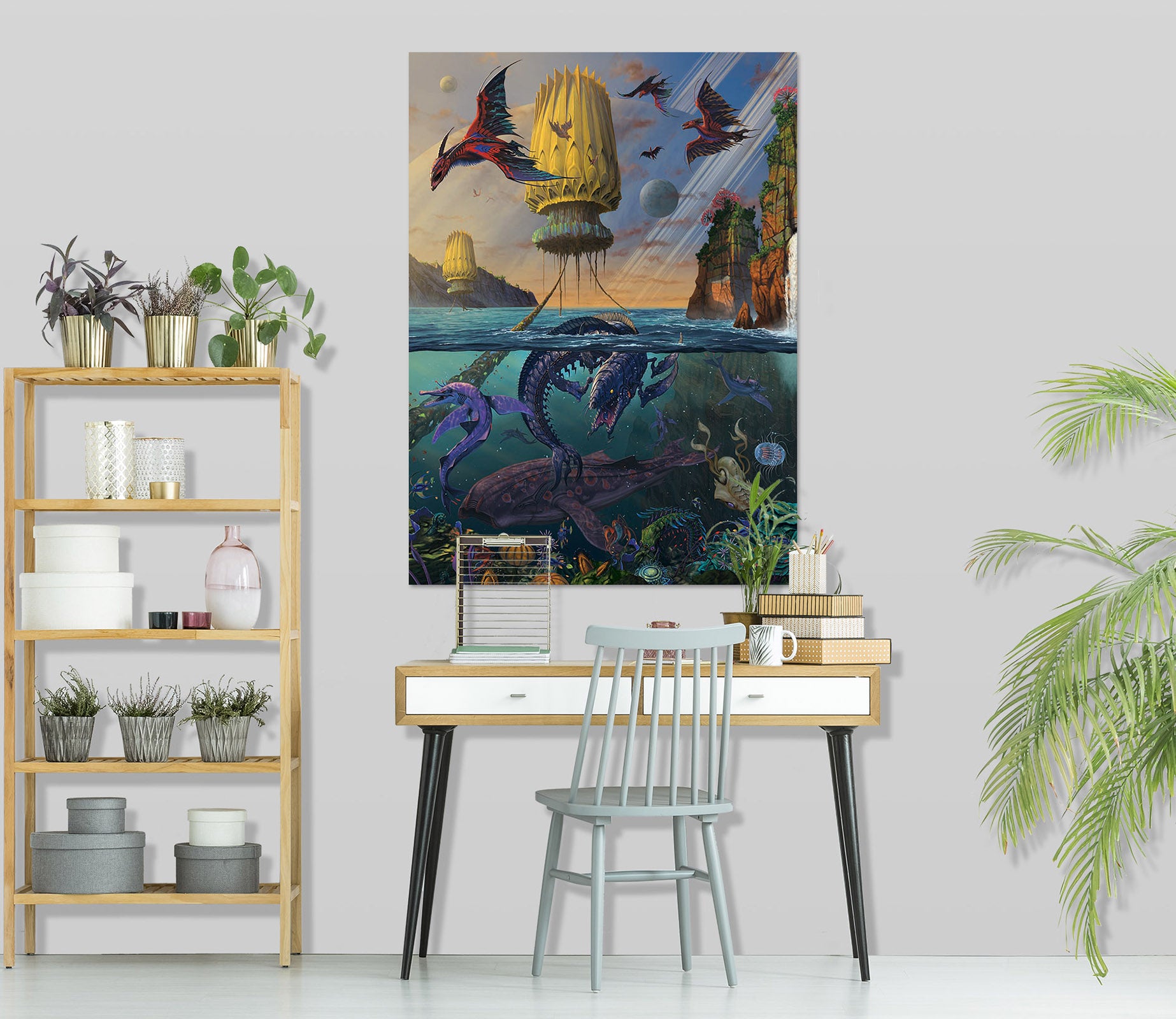 3D Cyris Undiscovered 027 Vincent Hie Wall Sticker