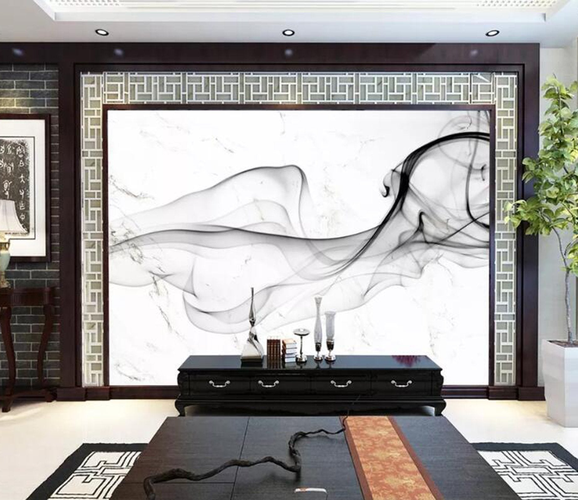 3D Black Splash WC09 Wall Murals Wallpaper AJ Wallpaper 2 