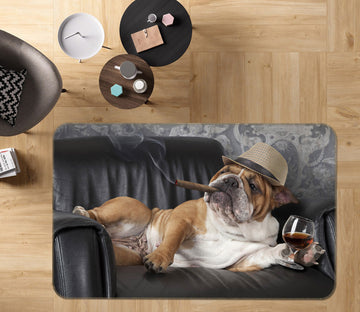 3D Sofa Shar Pei 055 Animal Non Slip Rug Mat