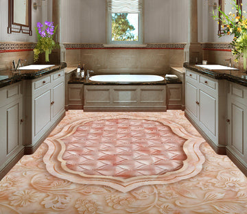 3D Pink Diamond 396 Floor Mural  Wallpaper Murals Rug & Mat Print Epoxy waterproof bath floor